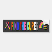 Find The Cures Bumper Sticker