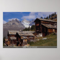 Findeln, Zermatt, Switzerland Print