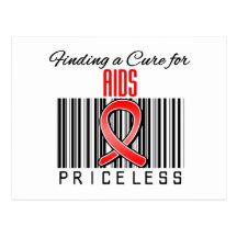 Finding a Cure For AIDS PRICELESS Post Card