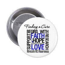 Finding a Cure For ALS Awareness v1 Pin