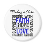 Finding a Cure For ALS Awareness v2 Refrigerator Magnets