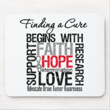 Finding a Cure For Brain Tumours Mouse Pad