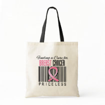 Finding a Cure For Breast Cancer PRICELESS Bag