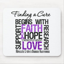 Finding a Cure For Crohns Disease Mouse Mats