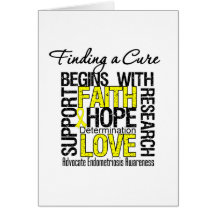Finding a Cure For Endometriosis Greeting Card