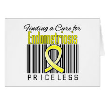 Finding a Cure For Endometriosis PRICELESS Cards