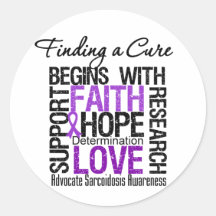 Finding a Cure For Sarcoidosis Sticker