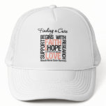 Finding a Cure For Uterine Cancer Mesh Hat
