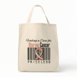 Finding a Cure For Uterine Cancer PRICELESS Tote Bags
