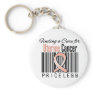 Finding a Cure For Uterine Cancer PRICELESS Key Chains