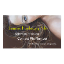 Fine Art Hairdressing salon Business Cards business cards