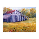 Fine Art Louisiana Barn from Oil  Painting Postcard