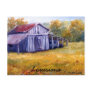 Fine Art Louisiana Barn from Oil  Painting Postcard