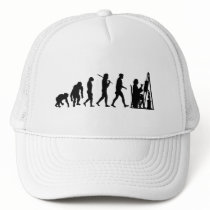Fine Art Painter painting with oil or water paint Hats