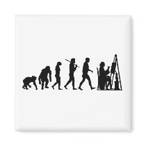 Fine Art Painter painting with oil or water paint Magnets