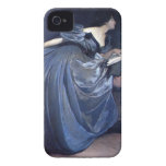 Fine art painting Althea blue woman fashion iphone iPhone 4 Case