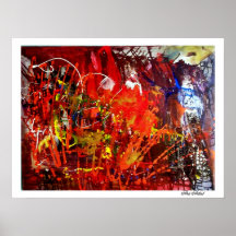 FINE ART PRINT OF A PAINTING BY NEW YORK ARTIST