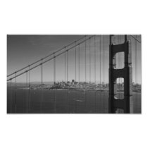 Fine Art Print San Francisco through Golden Gate B Photo Print