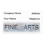Fine Arts Card Business Card Templates