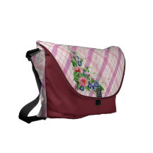 Fine flowers commuter bag