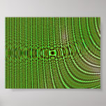Fine Green Liquid Poster