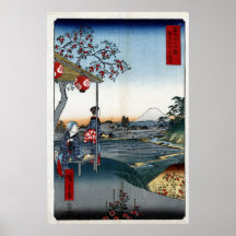 Fine Japanese art Fujimi Teahouse Posters