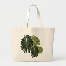 Fine Leaved Ferns Embossed Bag