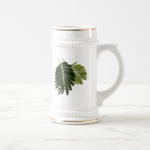Fine Leaved Ferns Embossed Coffee Mug