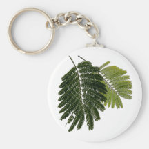 Fine Leaved Ferns Embossed Keychain