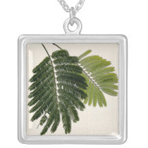 Fine Leaved Ferns Embossed Pendants