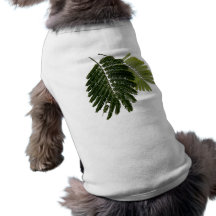 Fine Leaved Ferns Embossed Pet Shirt