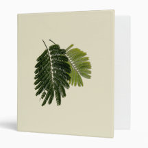 Fine Leaved Ferns Embossed Vinyl Binders