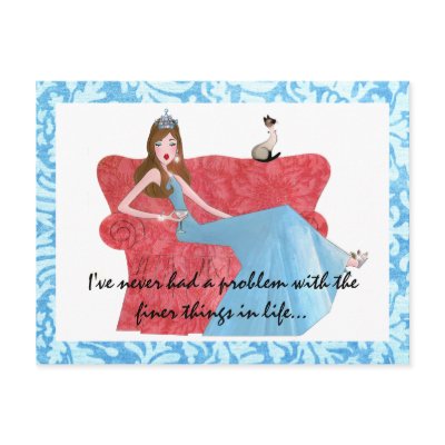 "Finer Things in Life..." postcards by LadyDenise