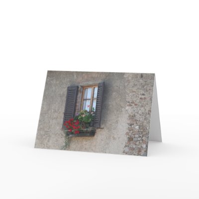 Finestra Di Villa, Toscana, Italia Card by pattirm1
