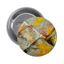 Finger paint on corners of four paper towels pinback button
