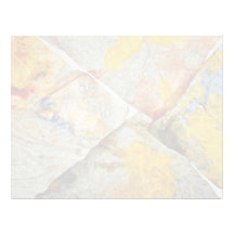 Finger paint on corners of four paper towels custom letterhead