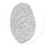 fingerprint2 round sticker