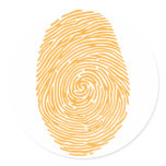 fingerprint3 round stickers