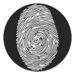 fingerprint4 round stickers