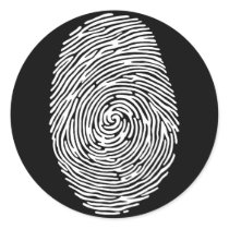 fingerprint4 round stickers