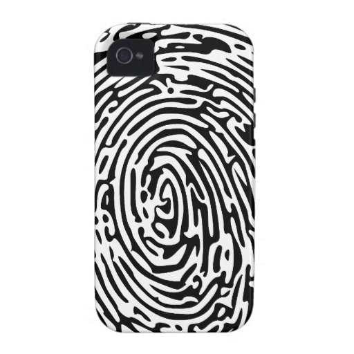 Fingerprint Background Case-Mate iPhone 4 Cases