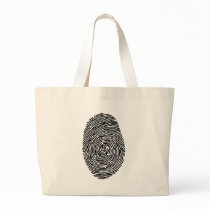 fingerprint canvas bags