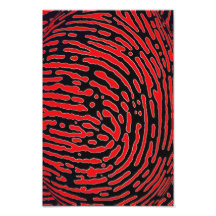 Fingerprint Bubble Photo Print