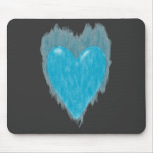 fingerprint.heart mousepad