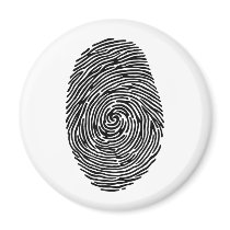 fingerprint fridge magnet