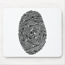 fingerprint mouse mat