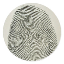 Fingerprint Round Stickers