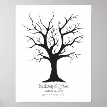 Fingerprint Tree C - 11"x14"