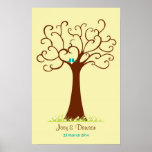 Fingerprint Tree Wedding - Heartastic (Cream)