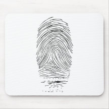Fingerprinted Mouse Pads
